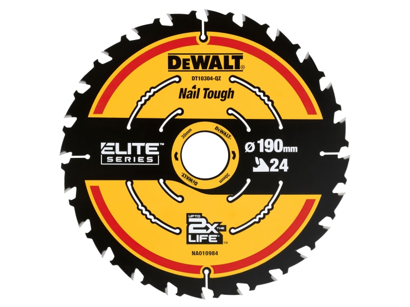ELITEโข Series Framing Circular Saw Blade 190 x 30mm x 24T | DEWDT10304QZ