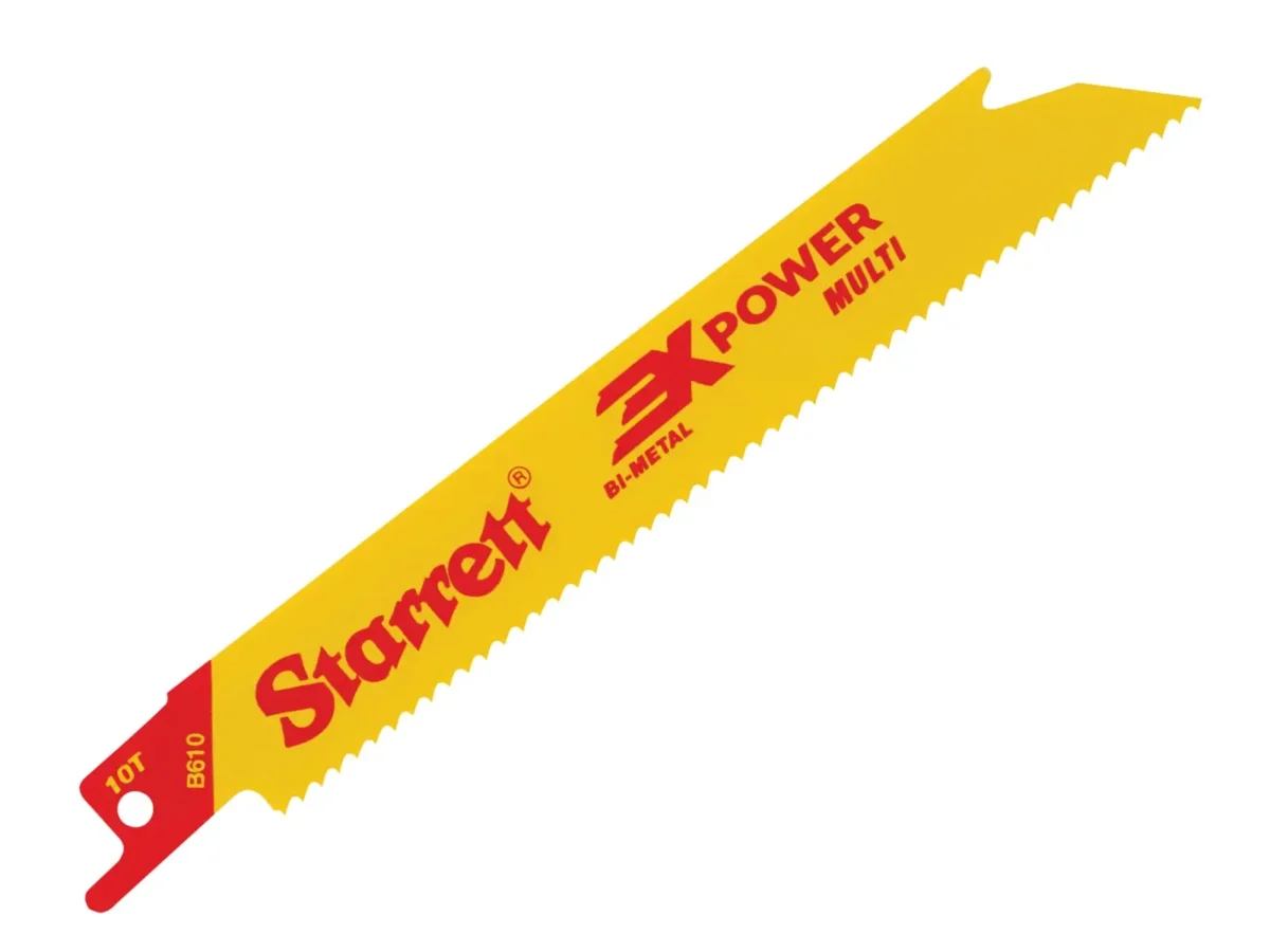 B6105-5 Bi-Metal Reciprocating Blade, Straight 152mm 10 TPI (Pack 5) | STRB6105