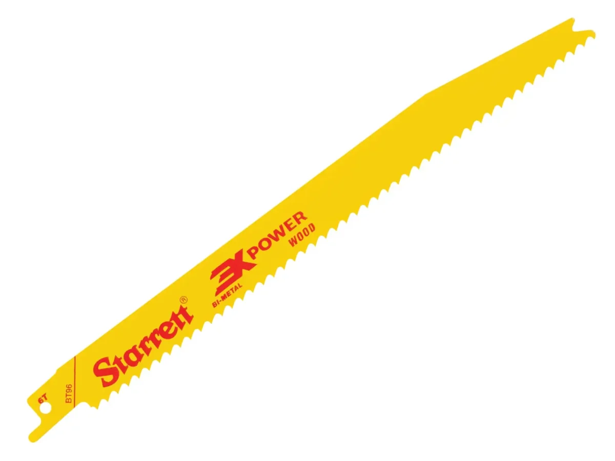 BT96-5 Bi-Metal Reciprocating Blade, Wood Tapered 228mm 6 TPI (Pack 5) | STRBT965