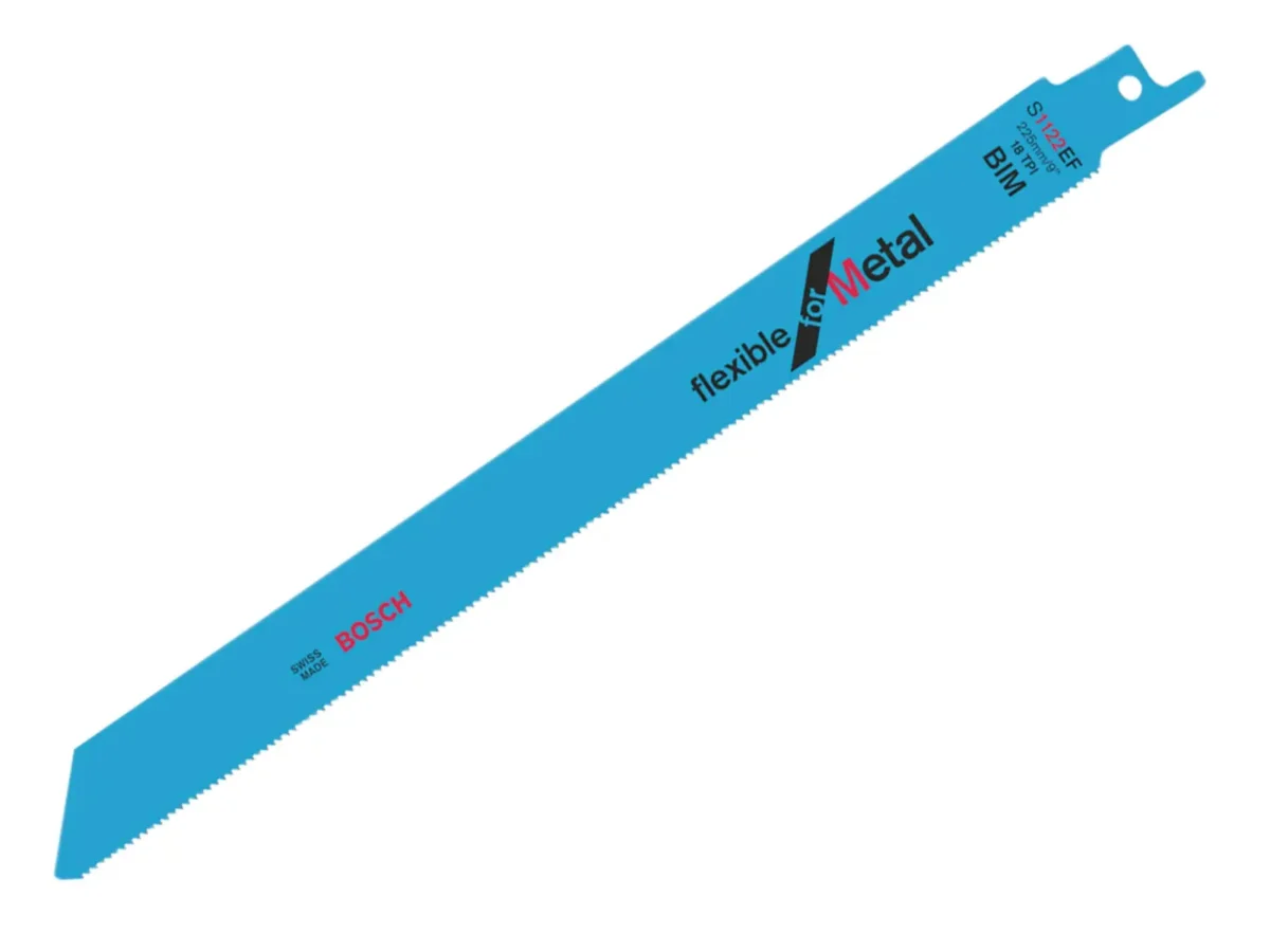 S 1122 EF Flexible for Metal Reciprocating Saw Blade 225mm 18 TPI (5pk) | BPAS1122EF