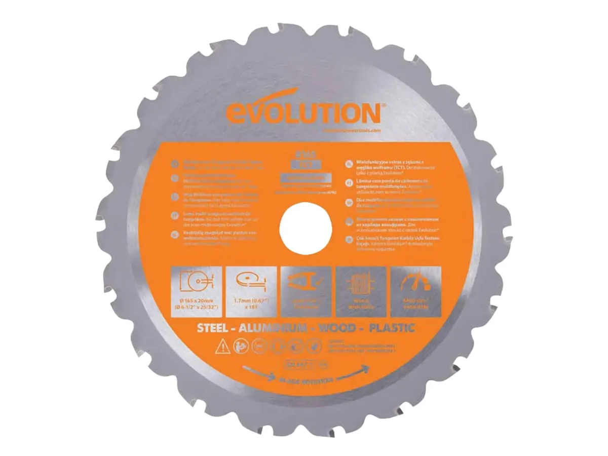 Multi-Material Saw Blade 165 x 20mm x 18T | EVLR165T18CS