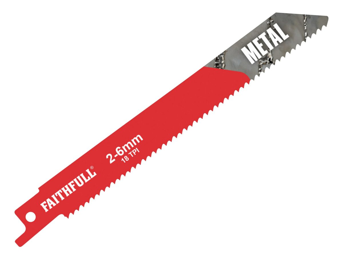 S918E Sabre Saw Blade Metal 150mm 18 TPI (Pack 5) | FAISBS918E