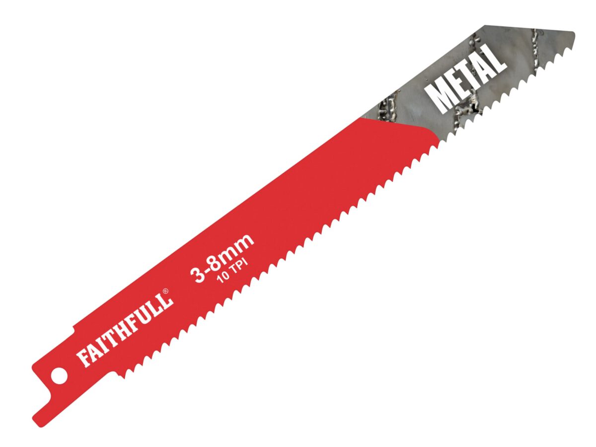 S918H Sabre Saw Blade Metal 150mm 10 TPI (Pack 5) | FAISBS918H