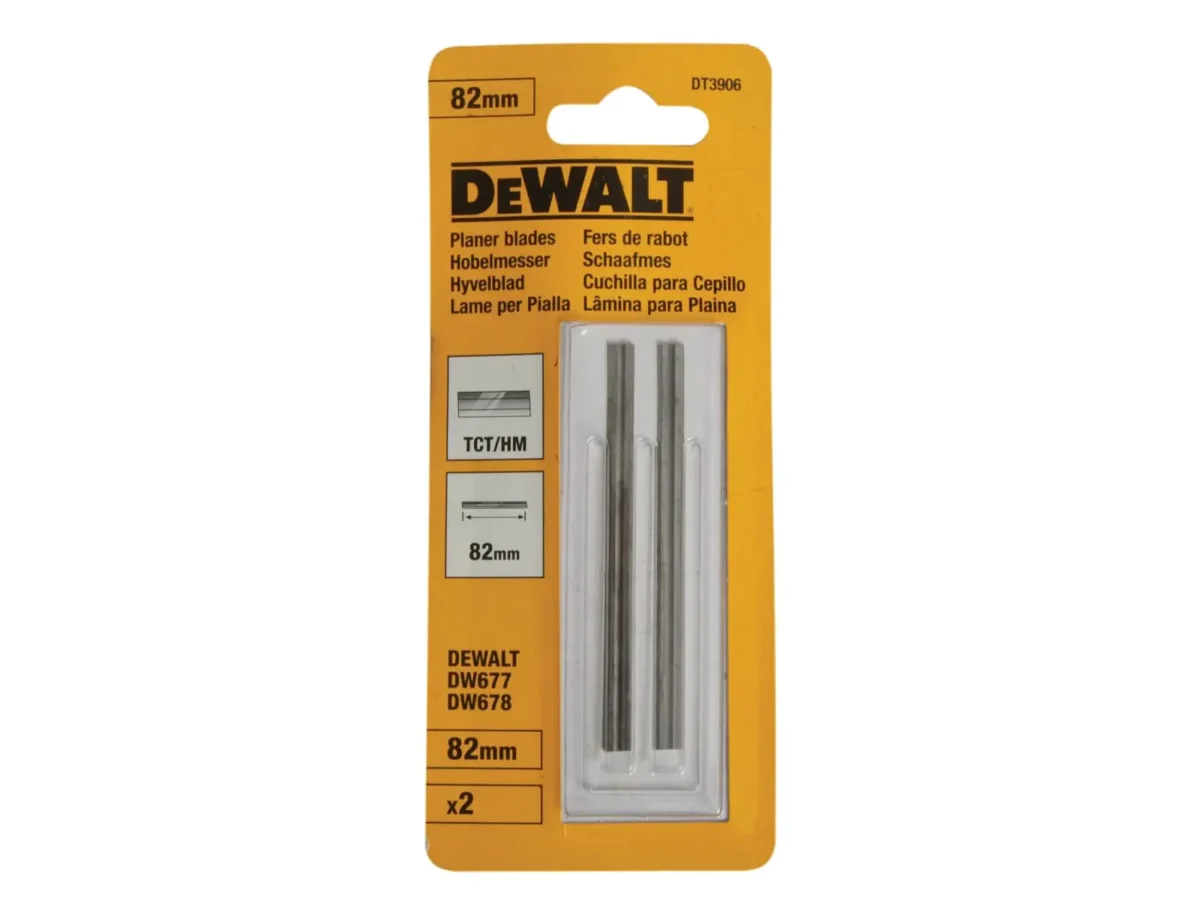 DT3906 TCT Reversible Planer Blades 82mm (Pack 2) | DEWDT3906QZ
