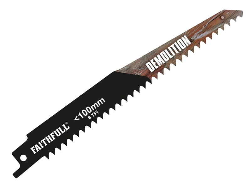 S1111DF Bi-Metal Sabre Saw Blade Demolition 228mm 6 TPI (Pack 5) | FAISBS1111DF