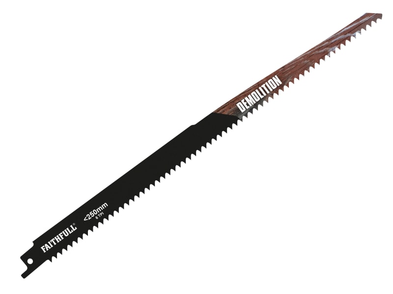 S1411DF Bi-Metal Sabre Saw Blade Demolition 300mm 6 TPI (Pack 5) | FAISBS1411DF