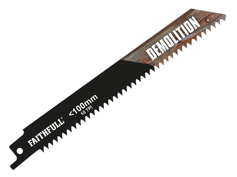 S922HF Bi-Metal Sabre Saw Blade Demolition 150mm 10 TPI (Pack 5) | FAISBS922HF
