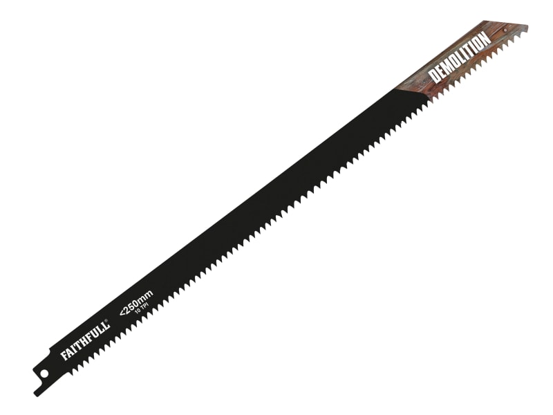 S1120HF Bi-Metal Sabre Saw Blade Demolition 300mm 10 TPI (Pack 5) | FAISBS1210HF