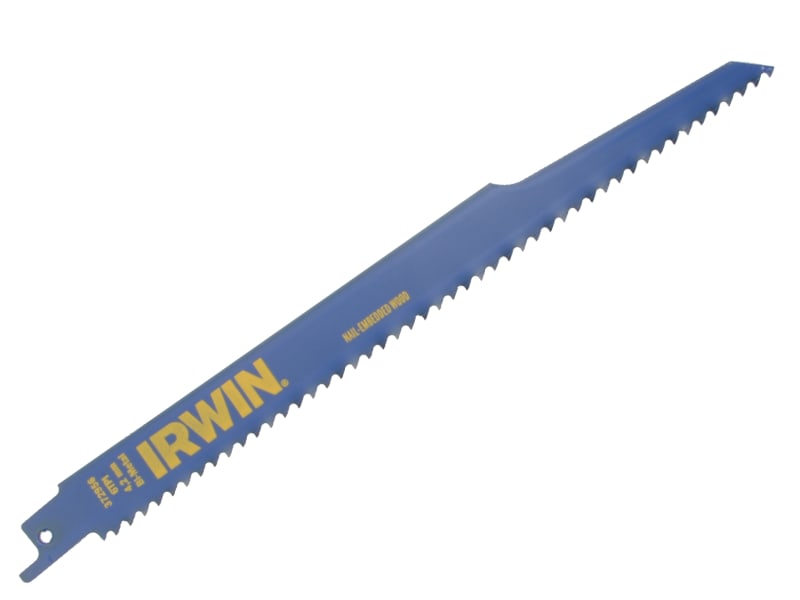 956R Sabre Saw Blade Nail Embedded Wood Cutting 225mm (Pack 2) | IRW10506430