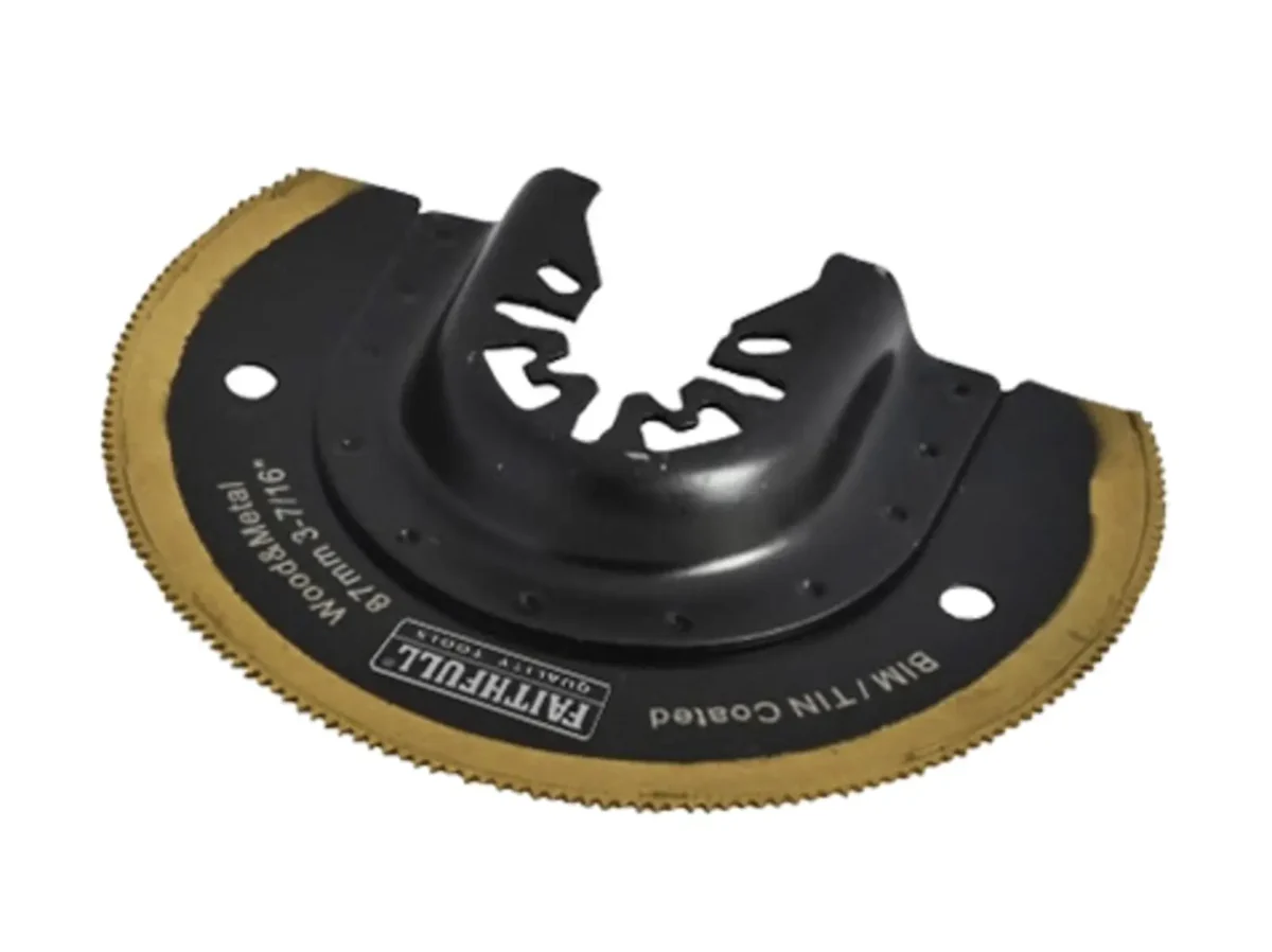 Multi-Functional Tool Bi-Metal Radial Saw TiN Coated Blade 87mm | FAIMFBM87