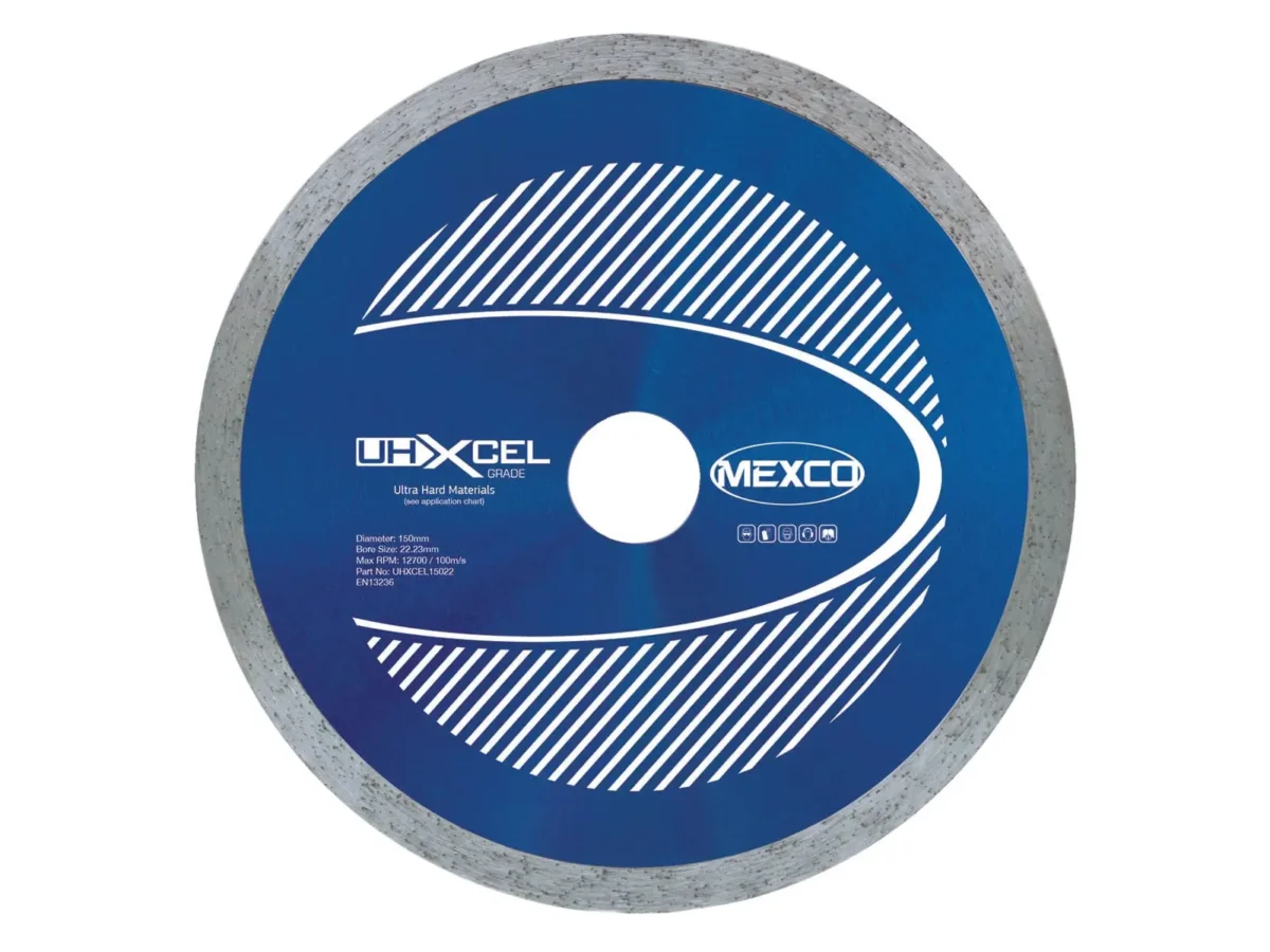UHXCEL Ultra Hard Materials Diamond Blade 150 x 22mm | MEXUHXL150