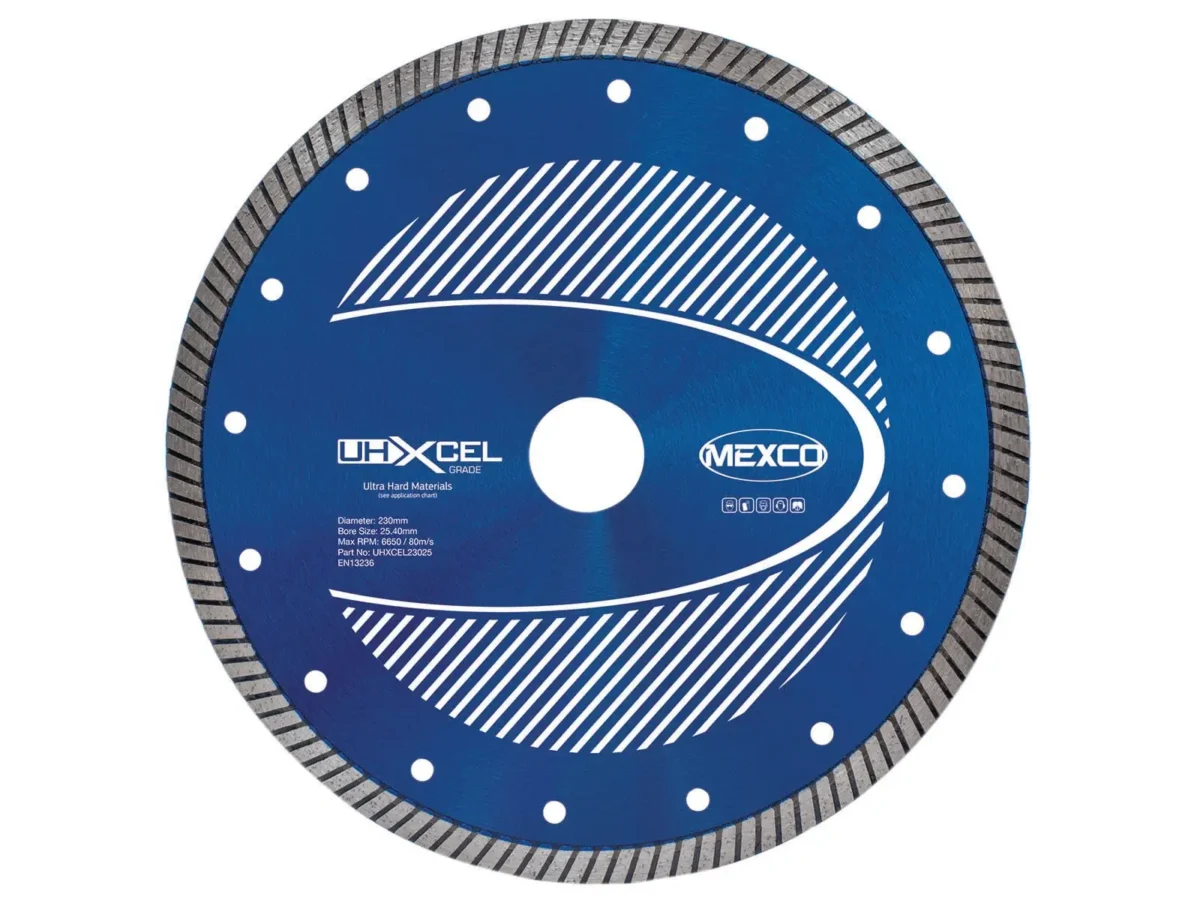 UHXCEL Ultra Hard Materials Diamond Blade 230 x 25.4mm | MEXUHXL2305