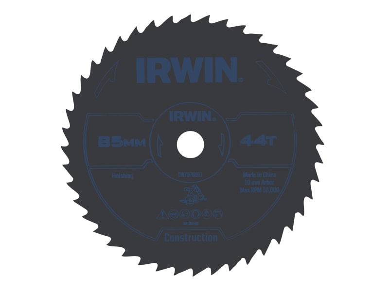 General Purpose Saw Blade 85 x 10mm x 44T ATB | IRWIW7076911