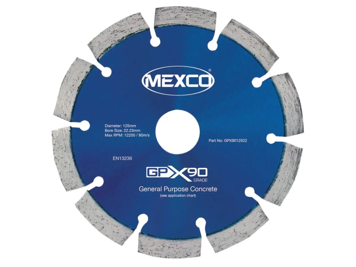 GPX90 Concrete Diamond Blade 125 x 22mm | MEXGPX90125