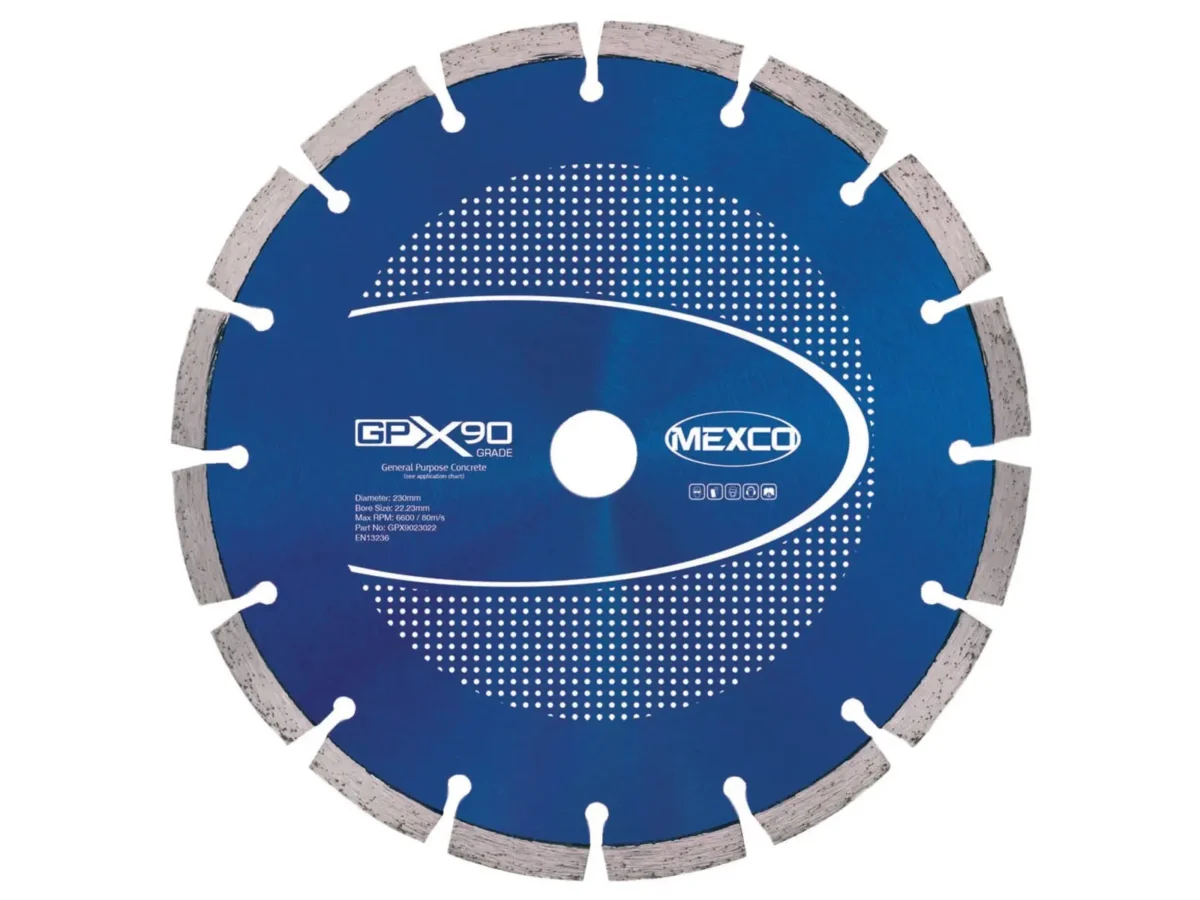GPX90 Concrete Diamond Blade 230 x 22mm | MEXGPX90230