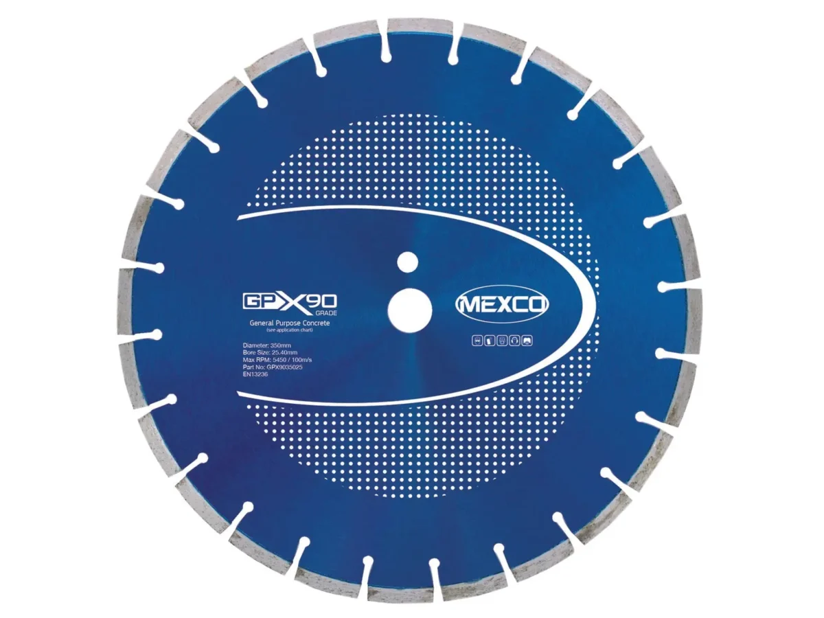 GPX90 Concrete Diamond Blade 350 x 25.4mm | MEXGPX903505