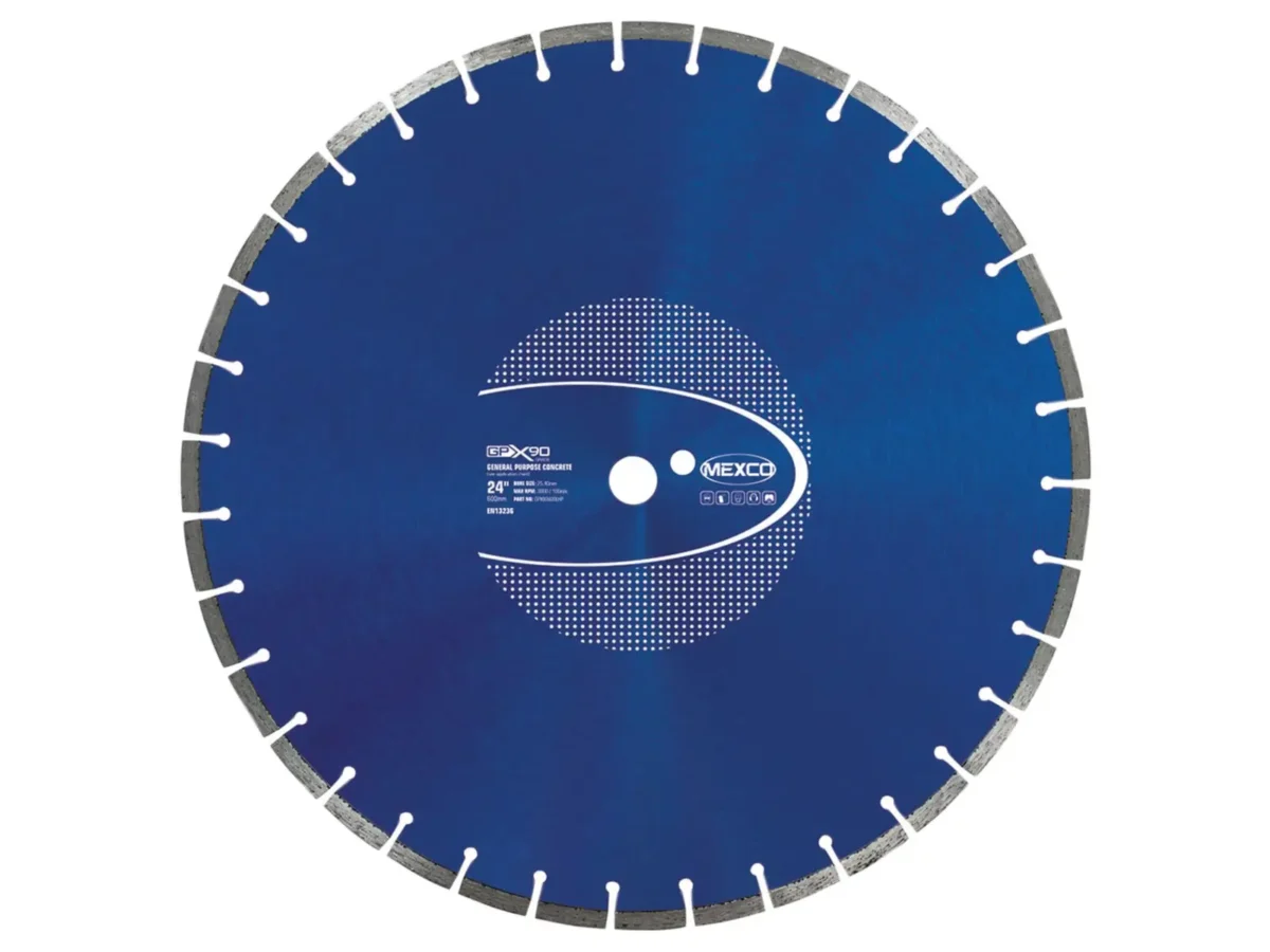 GPX90 Concrete Diamond Blade 600 x 25.4mm | MEXGPX90600