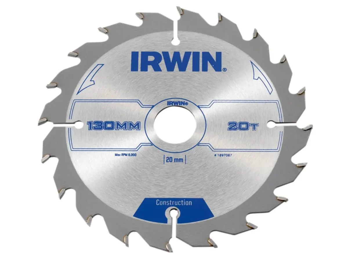 Construction Circular Saw Blade 130 x 20mm x 20T ATB | IRW1897087