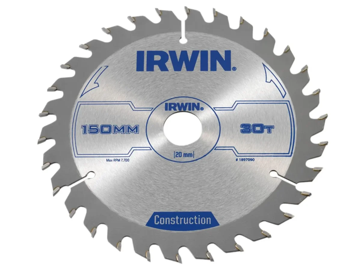 Construction Circular Saw Blade 150 x 20mm x 30T ATB | IRW1897090
