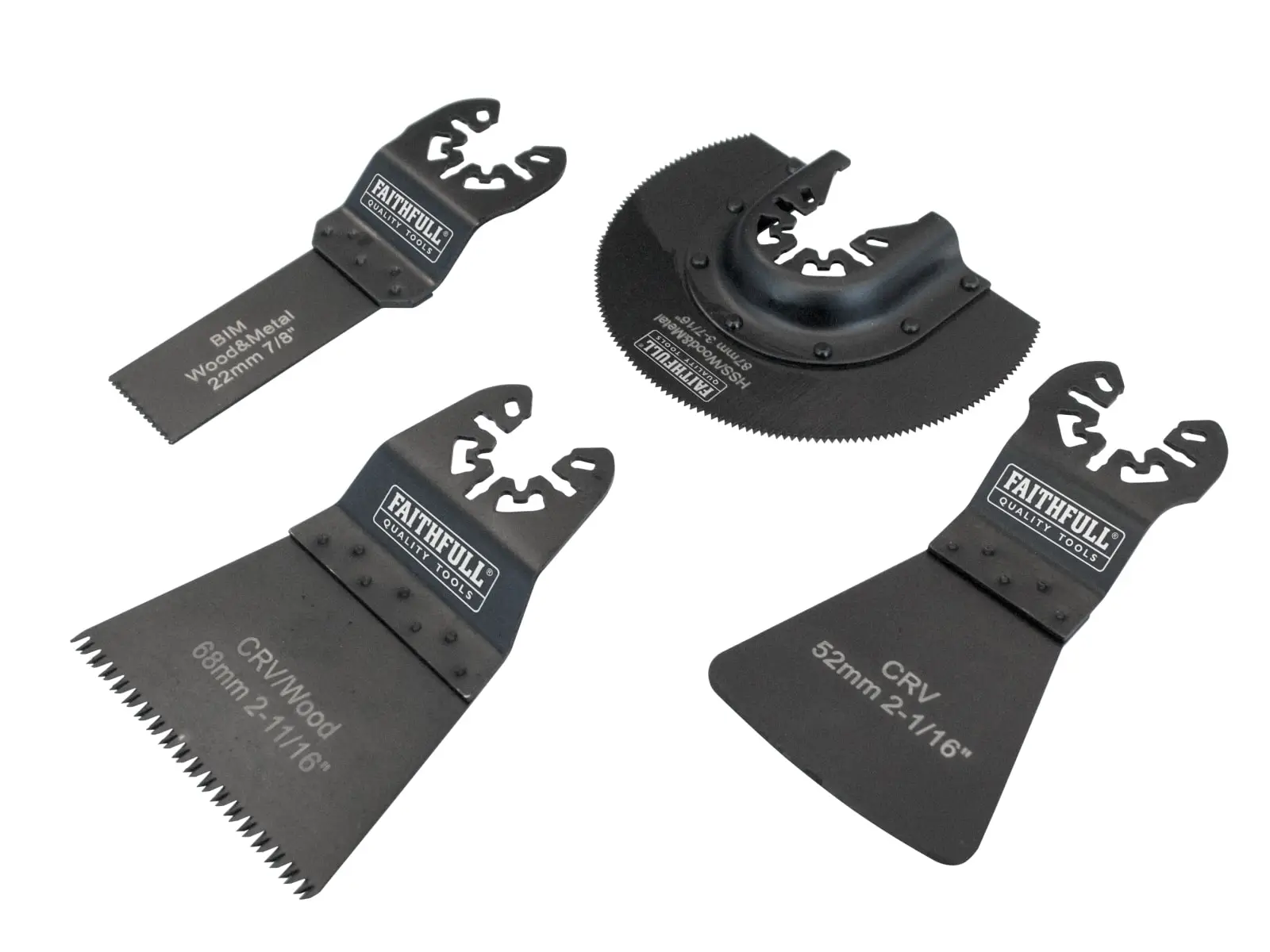 Multi-Function Tool Flooring Blade Set 4 Piece | FAIMFKIT4