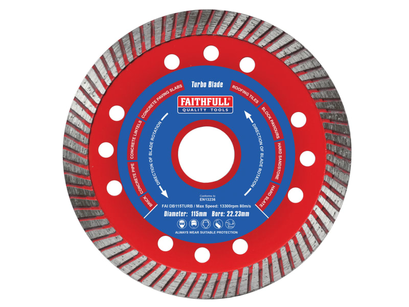 Turbo Cut Diamond Blade 115 x 22mm | FAIDB115TURB