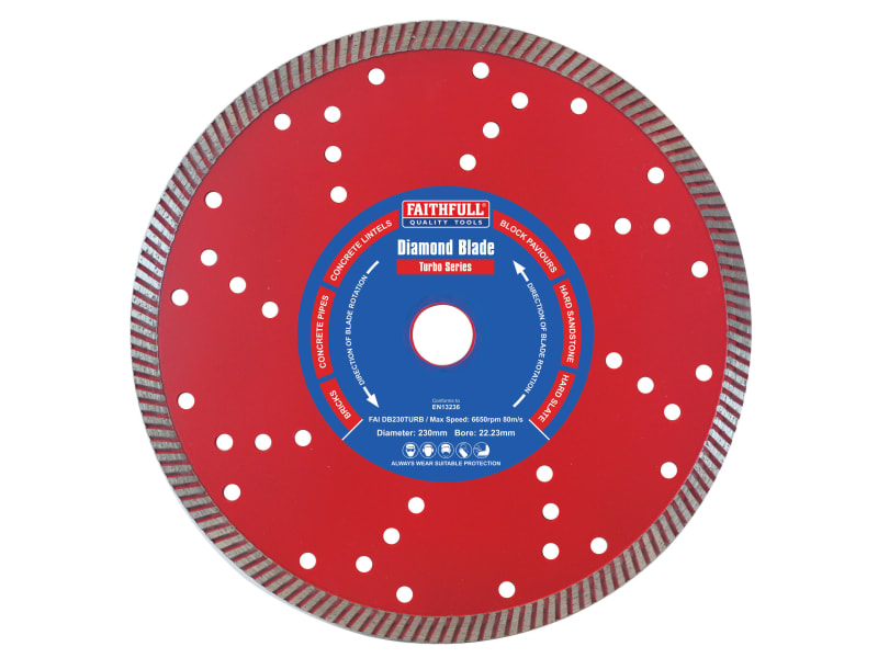 Turbo Cut Diamond Blade 230 x 22mm | FAIDB230TURB