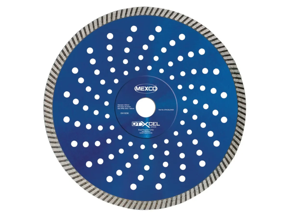 XCEL Grade Dual Purpose Turbo Diamond Blade 230 x 22mm | MEXDTXL23022