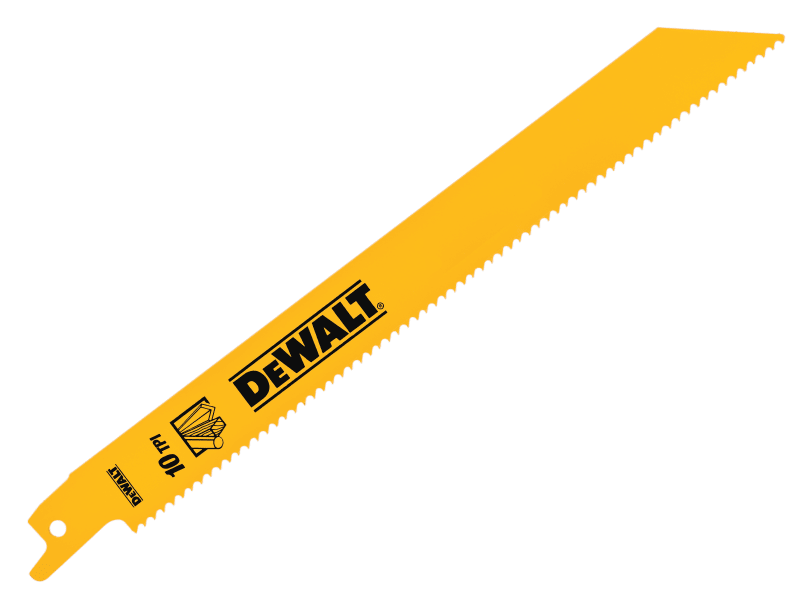 Bi-Metal General Purpose Reciprocating Blade 203mm x 10 TPI (Pack 5) | DEWDT90383QZ