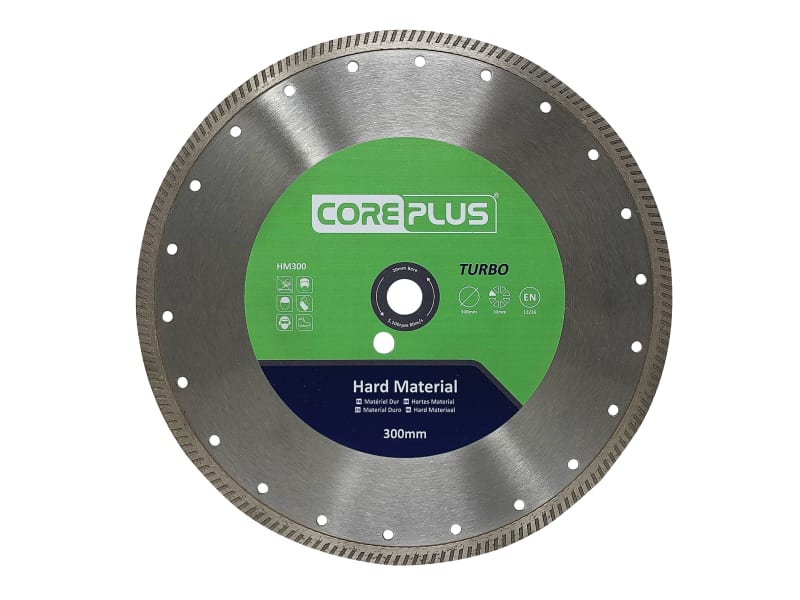 HM300 Hard Material Turbo Diamond Blade 300mm | CORDBHM300