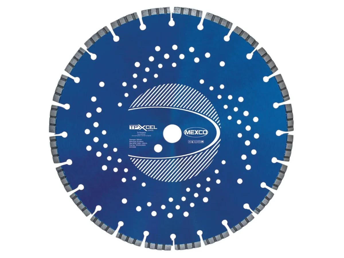 XCEL Grade Tri-Purpose Diamond Blade 350 x 25.4mm | MEXTPXL3505