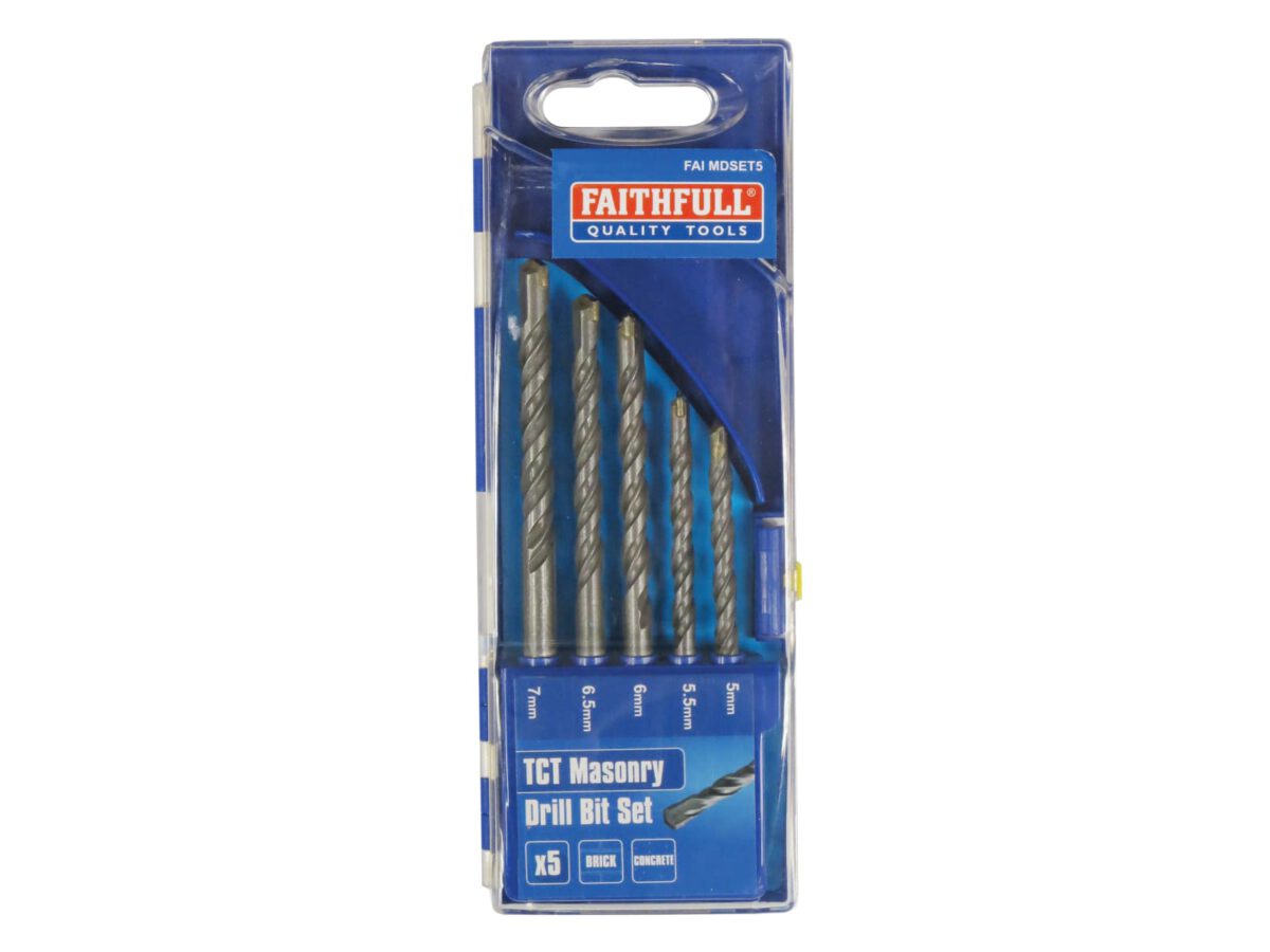 Standard Masonry Drill Set, 5 Piece | FAIMDSET5