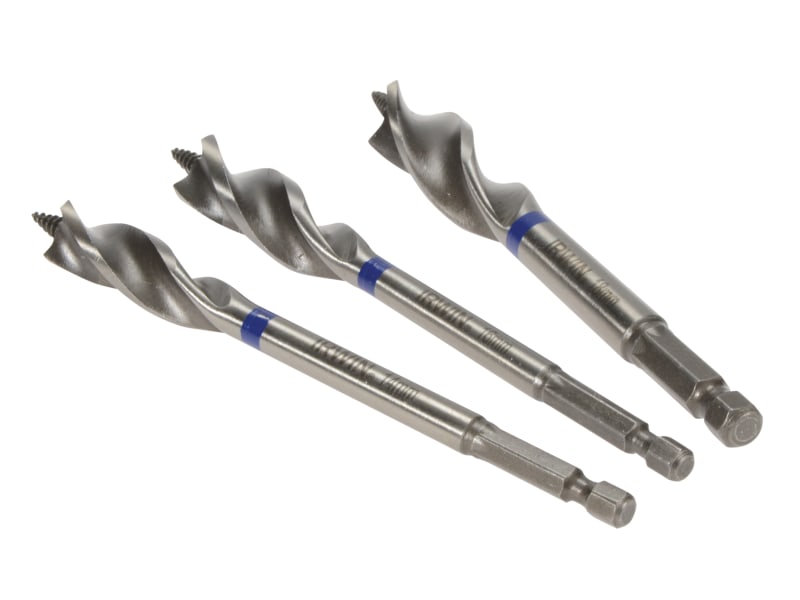 Blue Groove Wood Power Bit Set, 3 Piece | IRW10507720