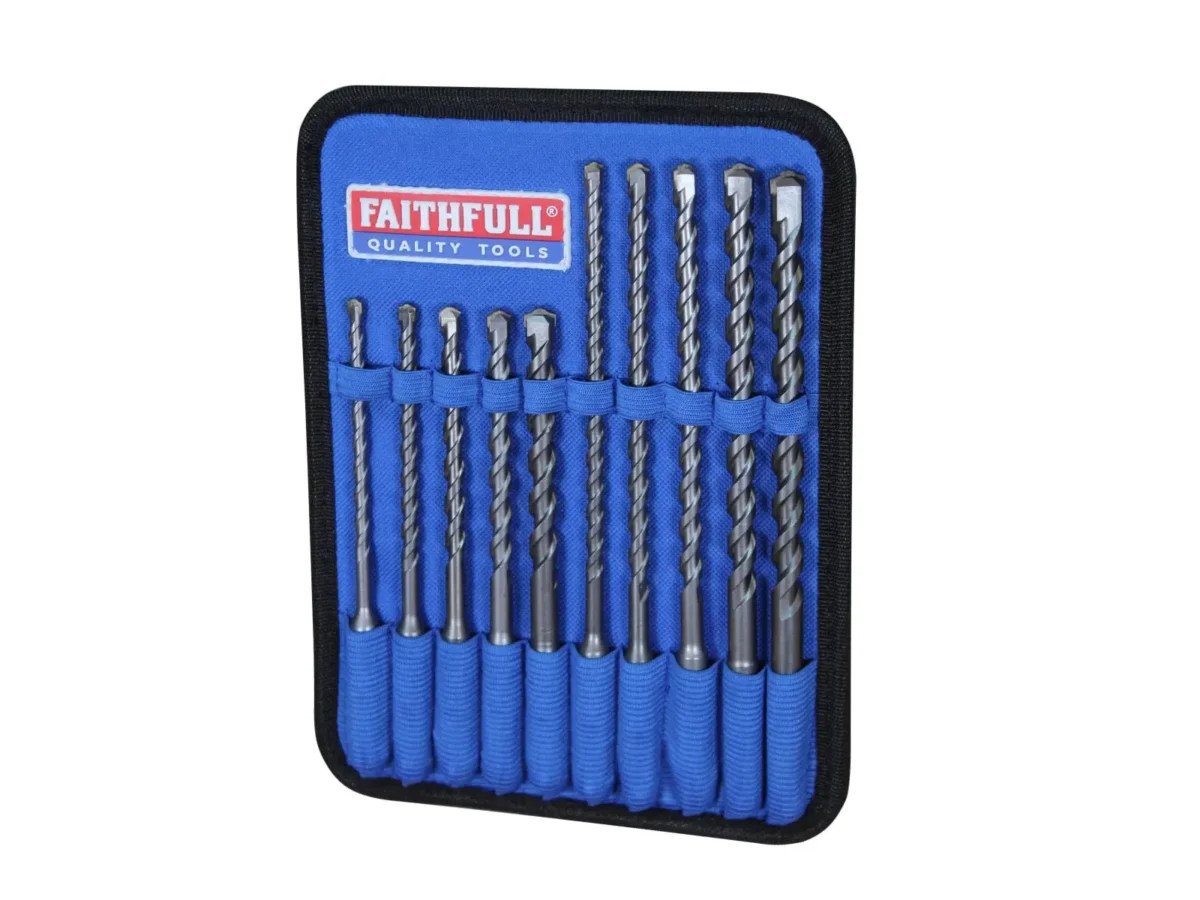 SDS Plus Drill Bit Set, 10 Piece | FAISDSSET10