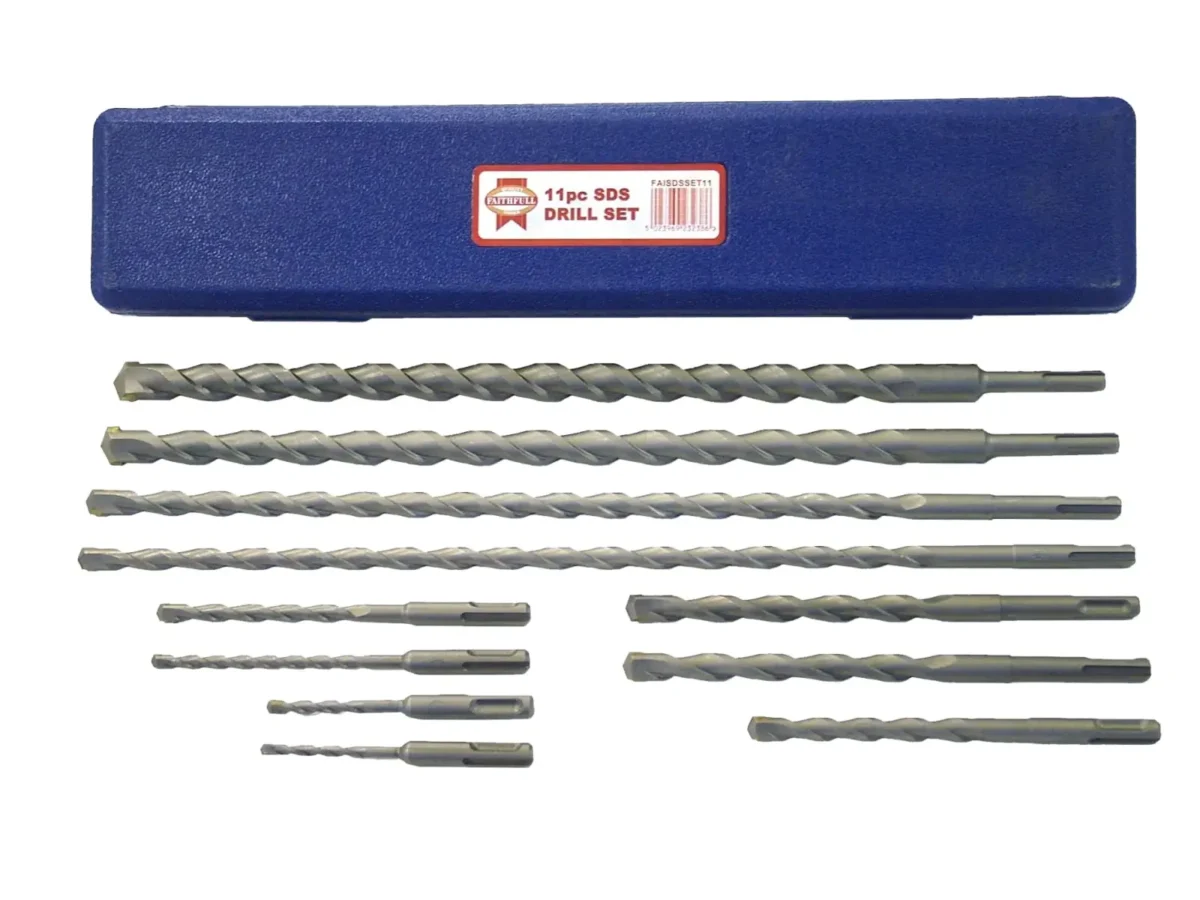 SDS Plus Drill Bit Set, 11 Piece | FAISDSSET11