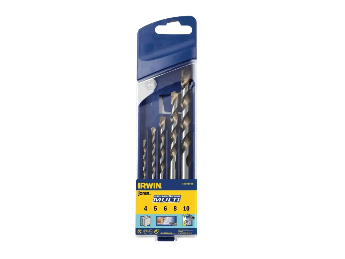 Cordless Multi-Purpose Drill Bit Set, 5 Piece | IRW10501938