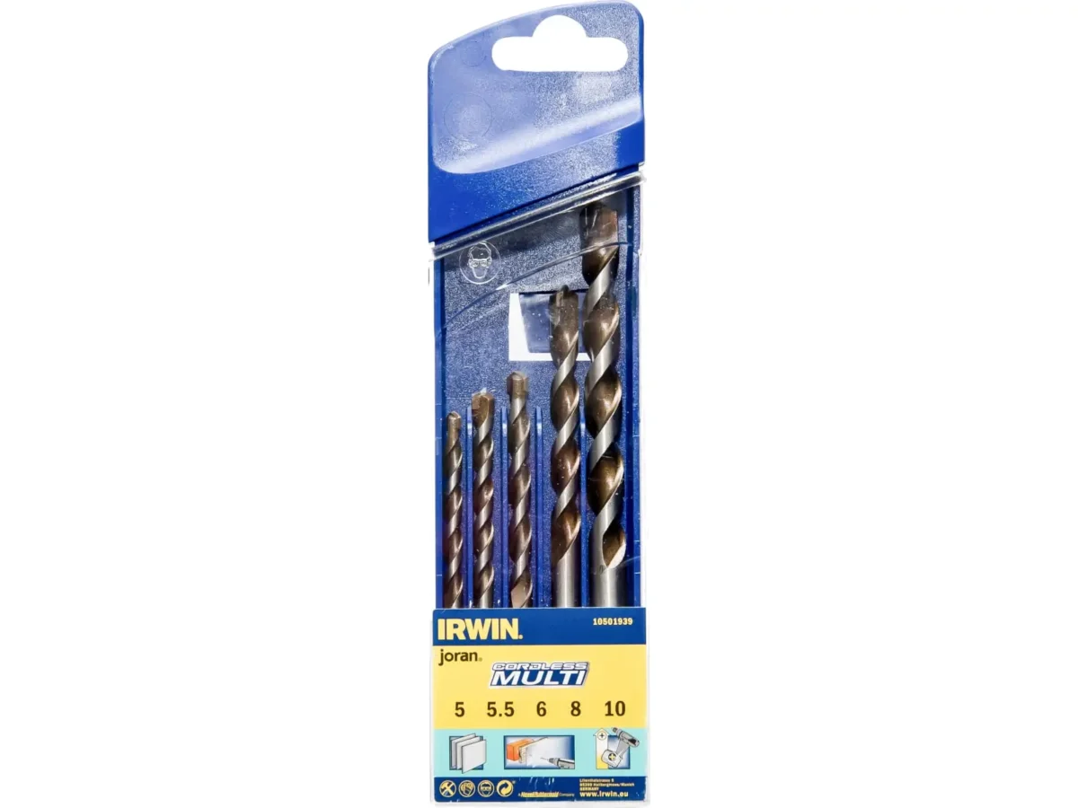 Cordless Multi-Purpose Drill Bit Set, 5 Piece | IRW10501939